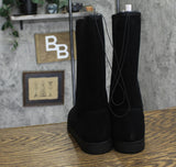 Universal Thread Womens Sarah Suede Shearling Winter Boots 91467407 Black 7M