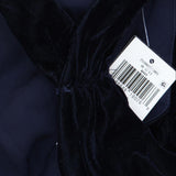 Lauren Ralph Lauren Womens Velvet Halter Gown 253882071003 Navy Blue 8