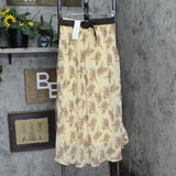 Ny Collection Womens Plus Size Chiffon Maxi Skirt PCCK0239D