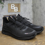Unos By Sz Woven Lace Low Top Sneakers Black Mens 12.5-13.5 (Womens 14M-15M)