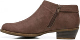 Lifestride Womens Alexi Ankle Boots H7962S1 Dark Tan Brown 9M