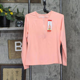 Hurley Womens UPF 50+ Long Sleeve Rashguard 1580006 Coral Pink M