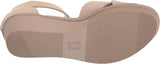 Naturalizer Women's Riviera Wedge Sandal H5170L7 Porcelain Brown 8.5M