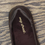 Easy Street Women's Genesis Ballet Flats Shoes GENESIS Brown Burnish 7WW