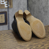 Easy Street Womens Sunrise Block Heel Sandals SUNRS Navy Blue 6.5M