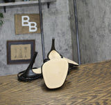 Michael Michael Kors Elodie Sandals Heeled Rosette Stiletto Heels Black 9.5M