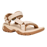 Teva Fi 5 Universal Sport Hook Loop Strappy Terrain Sandals Coconut Off White 8M