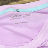 Comfort Code By Cuddl Duds  Soft & Light Knit Pajama Set Lilac Purple L