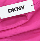 DKNY Womens Drawstring Tie-Front Wide-Leg Paperbag Pants P5DKFB17 Vivid Pink 4