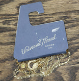 Universal Thread Pendant Box Link Multi-Strand Necklace Gold Yellow 21" + 3"