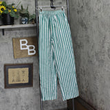 Grayson Threads St. Patricks Day Striped Graphic Boxer Pants Green Stripe XXS