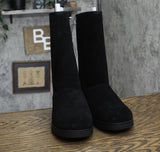 Universal Thread Womens Sarah Suede Shearling Winter Boots 91467407 Black 8M