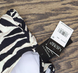 Lauren Ralph Lauren Over-The-Shoulder One-Piece Swimsuit Zebra Black Multi 8