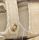 A New Day Tilly Raffia Platform Footbed Sandals 92611752 Tan Brown 6.5M
