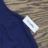 Gap Body Womens Logo Comfort Square-Neck Knit Bralette GPW01052 Elysian Blue M