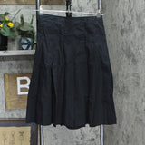 Banana Republic Womens Woven A-Line Midi Skirt 1671077fd2138a Black 2