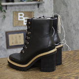A New Day Womens Block Heel Tessa Winter Boots 88375332 Black 5M