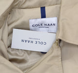 Cole Haan Signature Womens Belted Trench Coat Khaki Brown XS