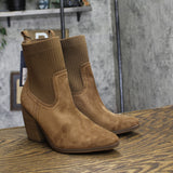 Universal Thread Womens Kinley Ankle Boots 88225770 Cognac Brown 6.5M