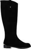 Kenneth Cole Wind Stretch Fashion Riding Boots with Stretch Back Black 7.5M