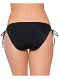 Salt + Cove Womens Side Tie Bikini Swim Bottom Separates Black XL Black XL