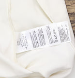 Calvin Klein Womens Sleeveless V-Neck Blouse Top 44C191G Tofu Off White XS