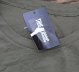 True Classic Short Sleeve Cotton Blend Classic T-Shirt Tee Military Green 2XL