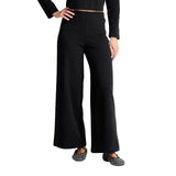 Future Collective Womens High Rise Wide Leg Knit Pants 91914009 Black XS