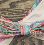 PQ Cali Underwire Bikini Swim Top AMY-1514H Amaya Pink Multi M