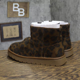 Universal Thread Womens May Faux Microsuede Boots 94642660 Leopard Brown 7M