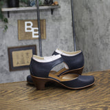 Easy Spirit Block Heel Clarice Wedge Heels SECLARICE Dark Blue 5.5M