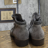 Dunes Womens Kimball Ruched Block Booties 1678ab6664a35b Gray 9M