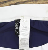 Lauren Ralph Lauren Bel Air Banded High Waist Bikini Bottom 20410158 Navy Blue 8