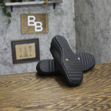 Easy Spirit Alessia Demi Wedge Flats SEALESSIA3 Black 7.5M