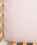 Living Textiles Baby Girls Flower Print Crib Sheet Pink / White Flower Crib