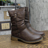 G.c. Shoes Womens Brandy Ankle Biker Fashion Boots BRANDY Brandy Brown 9M