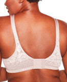 Bali Wire-Free Bra Double Support M-Frame Cushioned Flexible Fit Purple 40D
