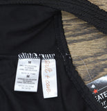 Salt + Cove Ribbed Scrunch One-Piece Swimsuit SC251007BO Black M