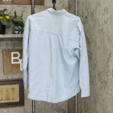 Threads Unlimited Mens Vintage Button Up Work Shirt 1667a1922846dc Light Blue L