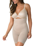 Miraclesuit Womens Flexible Fit Hi-Waist Thigh Slimmer 2909 2909 Stucco Brown XL