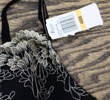 Paramour Womens Aura Embroidered Contour Bra Demi Coverage Black Champagne 40DD