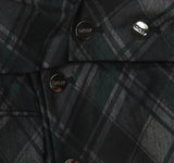 DKNY Embellished Plaid-Print Long-Sleeve Jacket Dress Pine Green / Multi 14