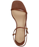 Lauren Ralph Lauren Lainee Mid-Heel Strappy Sandals 802P00097002 Tan Brown 8.5B
