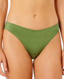 Salt + Cove Juniors Lurex Hipster Bikini Swim Bottom SC25081GB Olive Green L