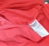 Denim & Co. French Terry Dip Dye Tunic Pullover Top A688734 Cardinal Red PL