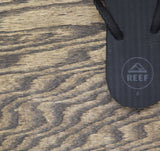 Reef Womens Thong Seaside Twist Flip Flop CJ3606 Black 8M