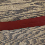 Chicos Womens Vintage Genuine Leather Ornate Buckle Belt Red M/L