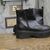 Wild Fable Womens Honor Ankle Combat Boots Platform 94642925 Black 7.5M