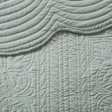 Madison Park Marino 3-Piece Reversible Quilt Set Medallion Seafoam Full / Queen