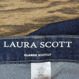 Laura Scott Womens Classic Bootcut Mid Rise Jeans S23554